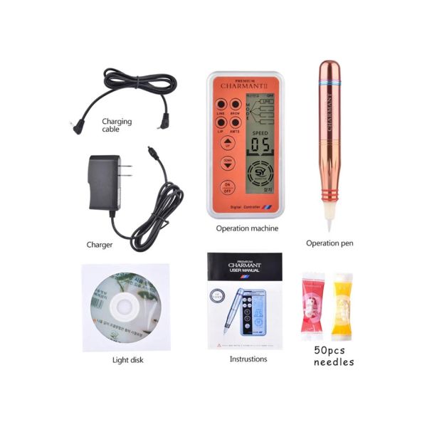 Stainless Steel 10VA Semi Permanent Makeup Machine For Tattoo Eyebrow Makeup