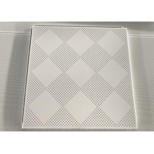 Architectural Extrusions Lay In Ceiling Tiles 595 X 595mm Pure White Coated
