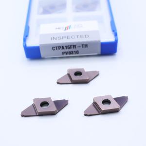 Quality Professional PVD Coated Carbide Parting Off Indexable Inserts for Steel and Stainless Steel CTPA15FR-TH for sale