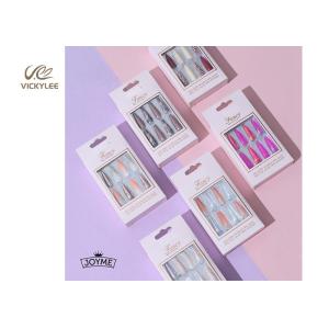 Long Stiletto Ballerina Coffin Shape DIY Fake Nails Fashion Trend