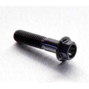 Steel Anti Loose Titanium Flange Screw Bolt External Hex Drive With Hat Ring