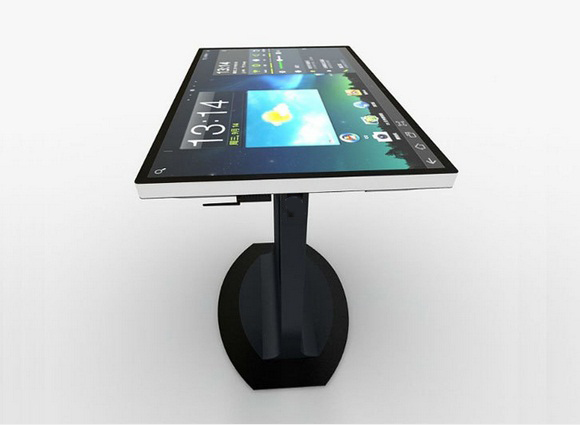 Tea Table Touch Screen Digital Signage FUll HD 43 Inches 500CD OS System