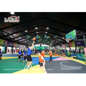 China Large Black Aluminum Event Marquee Tent For Basketball Field Permanent on sale