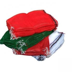 China Customized Size HDPE Mesh Bag for Vegetable and Fruit PE Raschel Net Potato Bag 50kg on sale