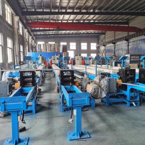 Quality 100 Wires Flattening And Gluing Staple Wire Banding Line 18m/Min Roofing nail making machine for sale