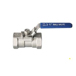 Structure Floating Ball Valve Model NO. Q11F-16P with Locking 1PC Stainless