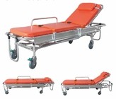 Buy Emergency Ambulance Patient Stretcher Trolley Foldable Multifunctional With Four Wheels at wholesale prices