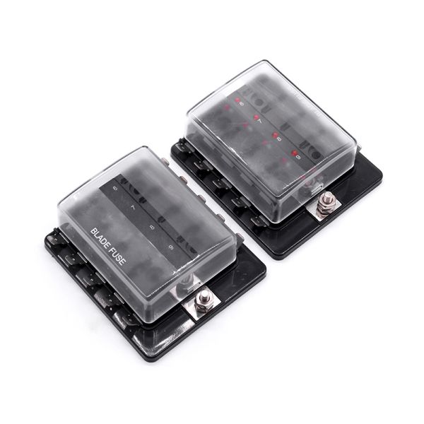 Automotive 10 Circuit Way ATO ATC Style Blade Fuse Block For Car Boat RV