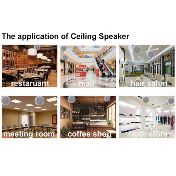 4 Inch ABS Coaxial Active Speaker 2×20W OEM ODM Easy Installation