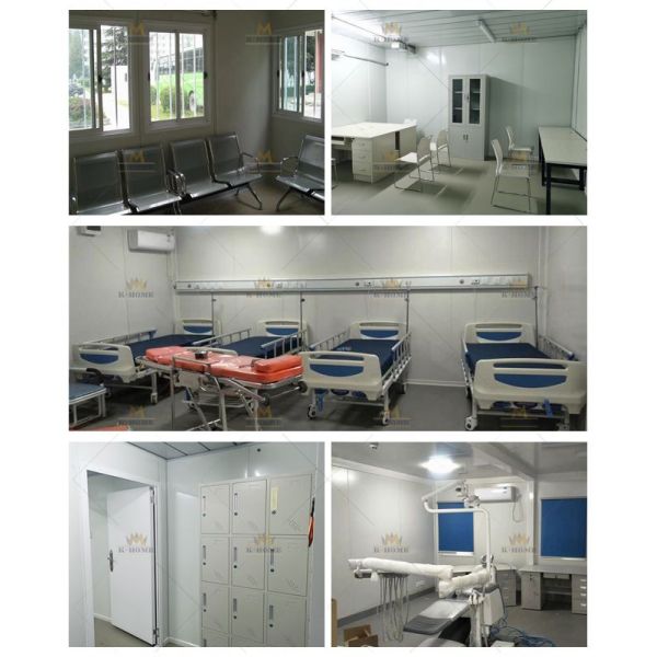 Prefabricated Flat Pack Field Hospital Container