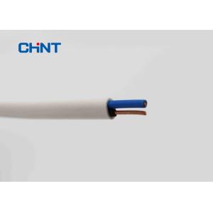 White Flat Cable wires , PVC Insulated Sheathed High quality flat cable