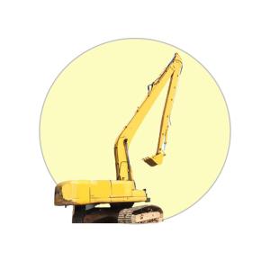 25m 28m Excavator Arm Extender Long Reach Boom And Arm Customization For Komatsu