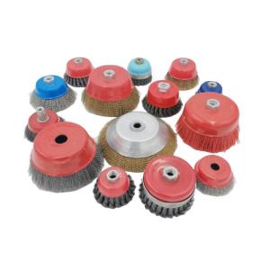 Quality Safety Supporting Ring 100mm Twisted Steel Wire Cup Brush for Cleaning Metal Surface for sale