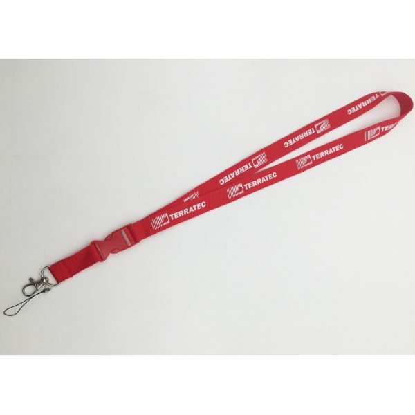 Nylon luxurious customized silk-screened lanyards with any logo for events