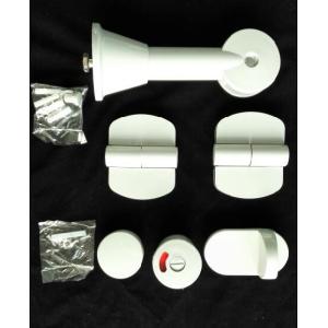 Nylon Toilet Cubicle Partition Hardware Corrosion Resistance High Durability