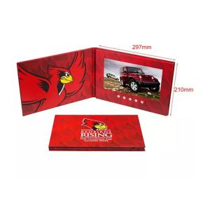 4.3/5/7/10 inch LCD video express book LCD video business card with 8GB memory