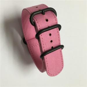 Canvas 24mm Smart Watch Replacement Bands With Coating Hardwares