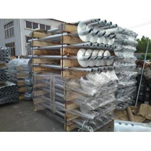 Construction Engineering Hot Dip Galvanized Round Pipe Helical Piles Q355