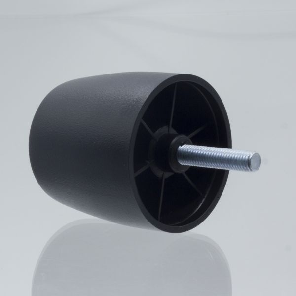 Buy 108g Dia 45mm Plastic Bun Furniture Feet For Chairs at wholesale prices