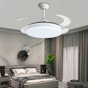 Quality Indoor Fan Silent Ceiling Light Home Bedroom Light Dining Living Room Hotel Modern Fan Light for sale