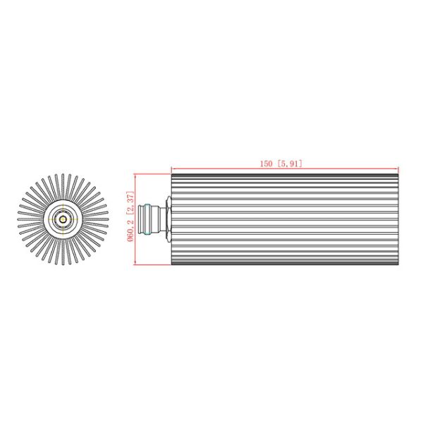 DC-6GHz 100W Dummy Load / Termination Load 4.3-10 Female