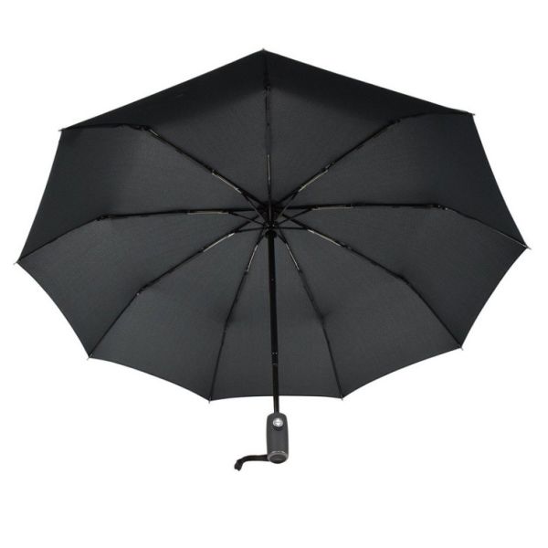 Full Automatic Foldable Umbrella 9 Panels Waterproof 3 Folding Umbrella