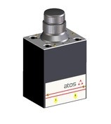 Quality Atos Flow Control Valves Types QV-06 Two Way ISO 4401 For Hydraulic Systems for sale
