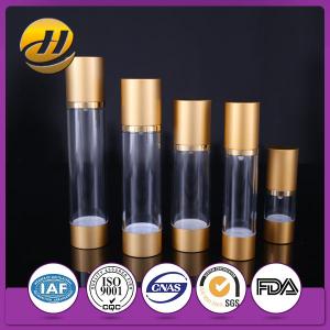 China 100ml Clear AS Plastic Airless Cosmetic Packaging Cream Serum Bottles on sale