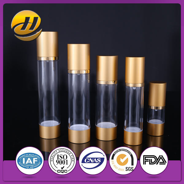 Buy 100ml Clear AS Plastic Airless Cosmetic Packaging Cream Serum Bottles at wholesale prices