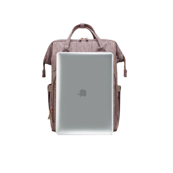 ISO9001 Pink Oxford Cloth Large Capacity Mommy Nappy Bag Backpack