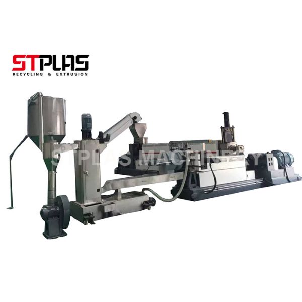 Buy Crushed Material Plastic Recycling Pellet Machine , Plastic Flakes Recycling Machine at wholesale prices