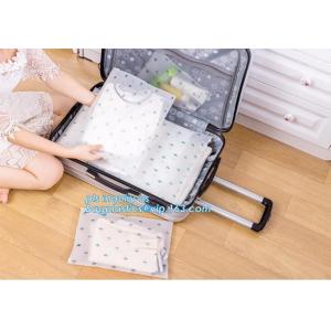 Slider Lock Zipper One Side Clear Plastic Bags Suppier For Underwear, Natural