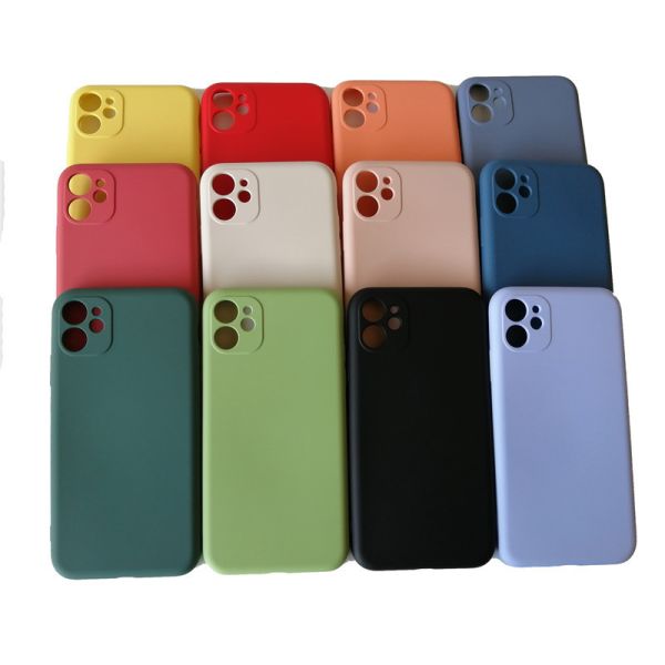 Iphone 11 Pro Max Washable Liquid Silicone tpu Phone Protector Skin Feel Eco-Friendly