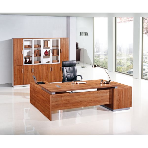 Buy MDF Office Desk Wooden Furniture Melamine Office Furniture Executive Table Simple Design at wholesale prices