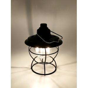 5V 1A LED Portable Retro Camping Lamp With Carrying Handle Garden ABS Handle