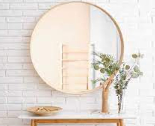 Water Proof Indoor / Bathroom Dressing Makeup Furniture Mirror Glass