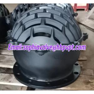 BS4504 PN10/16 EPDM flanged foot valve