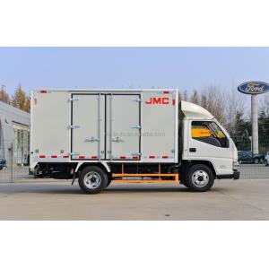 Factory Supply Small Lorry Truck 4X2 Mini JMC Box Cargo Truck Single Row 129HP 3